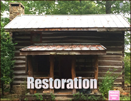 Historic Log Cabin Restoration  Flat Lick, Kentucky
